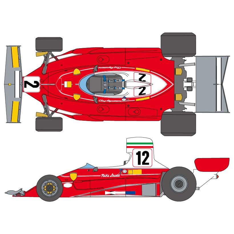 Amazon | SHUNKO MODELS 1/12 312T 1975-76 デカールセット T社対応
